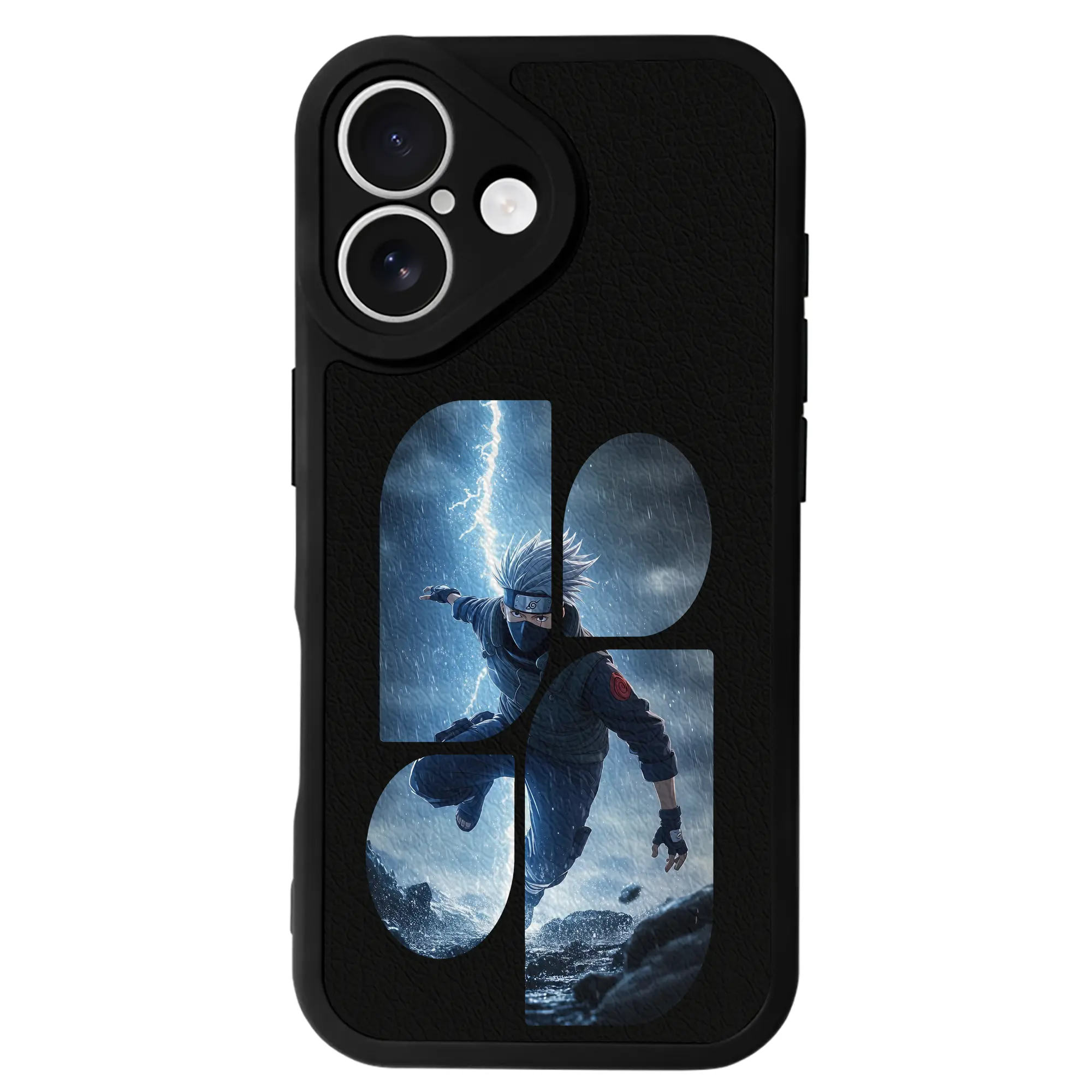 ナルト グッズ はたけ カカシ - IPhone 16シリーズ対応 ・ シリコンスマホケース ・ レザー調 ・ 高精度フィット ・ 耐衝撃 ・ ワイヤレス充電対応 ・ 精密カット